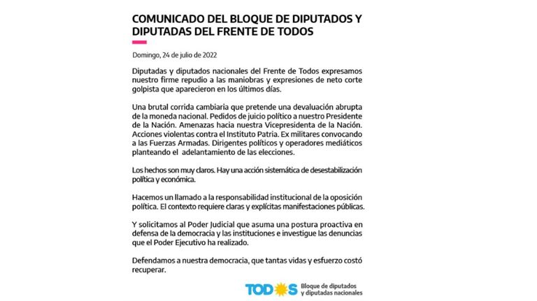 comunicado