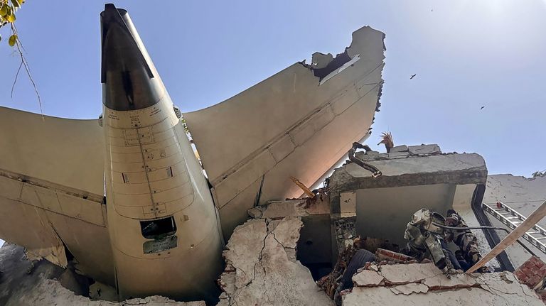 Accidente aéreo en India