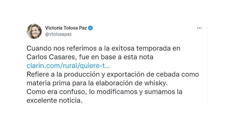 Tolosa Paz Error