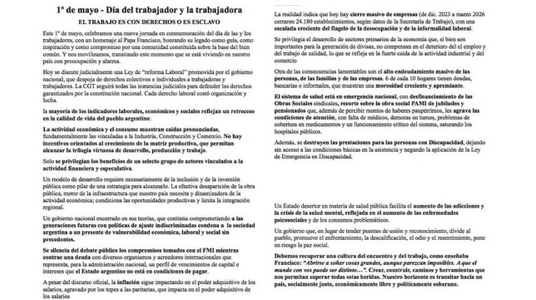 Documento CGT