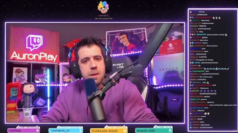 AuronPlay podría sumarse como inversionista del equipo de esport de Ibai y Piqué