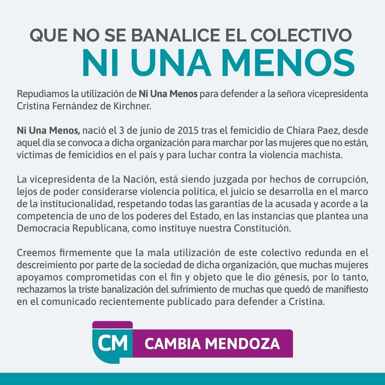 ni una menos cristina 25082022