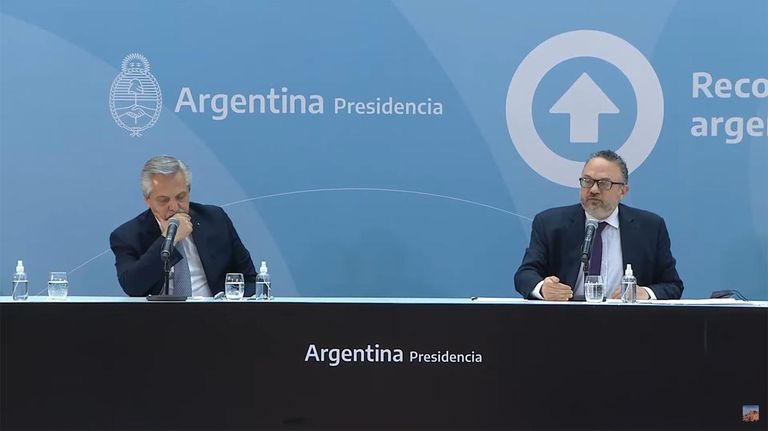 Acto de Alberto Fernández en el Museo del Bicentenario 20210913
