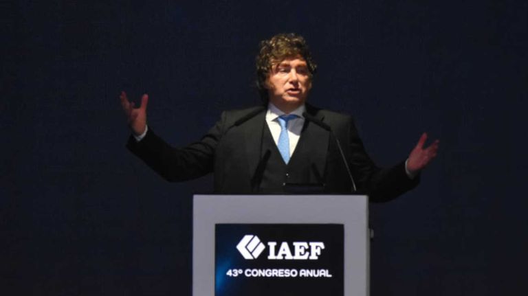 Javier Milei en IAEF 02062026