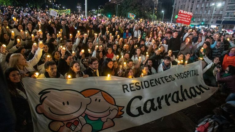 Marcha de velas hospital Garrahan 20250602