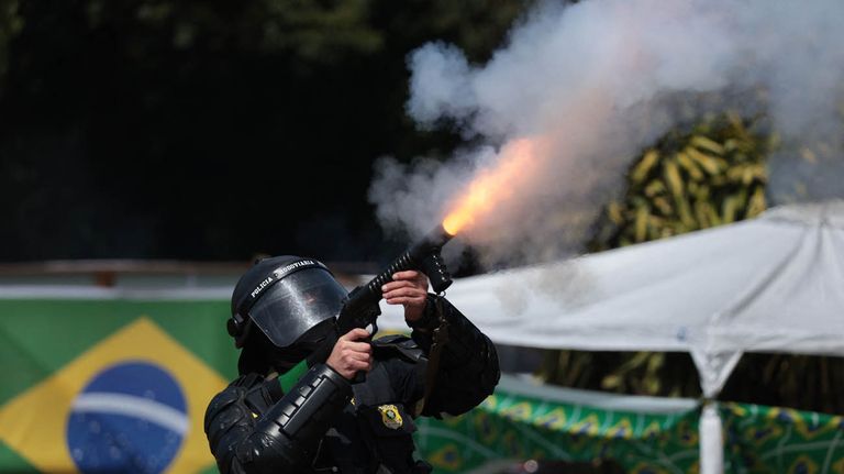 Protestas en Brasil de Camioneros 20221101