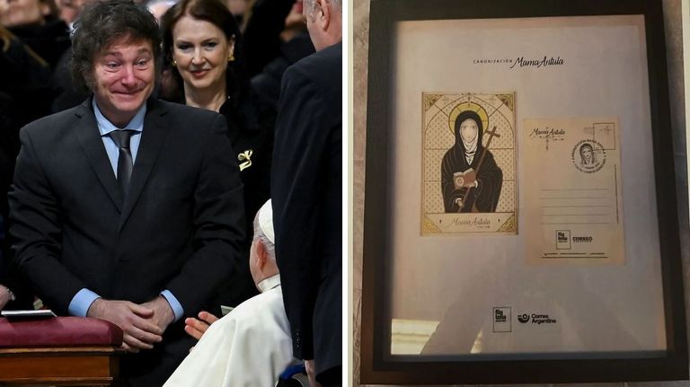 Regalos de Javier Milei al Papa Francisco 20240211