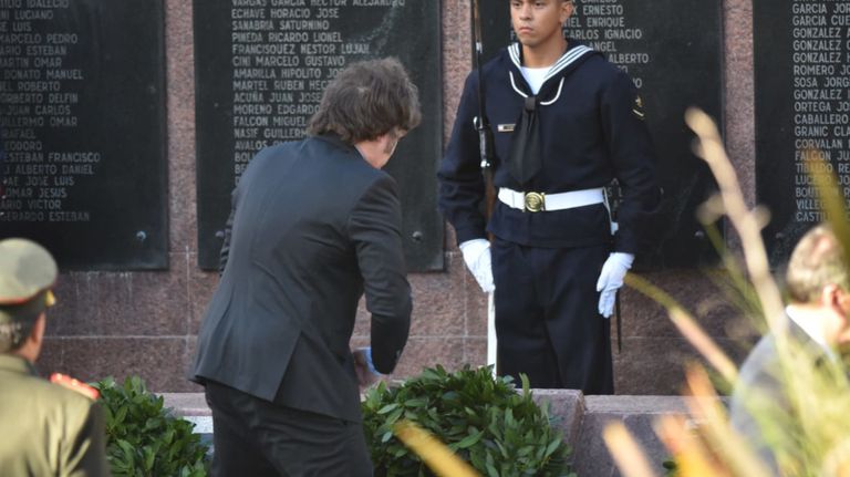 Javier Milei en el Homenaje a los Combatientes de Malvinas