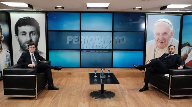 Emmanuel Álvarez Agis, en la entrevista con Jorge Fontevecchia.
