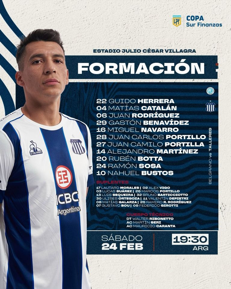alineación Talleres