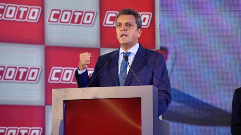 Sergio Massa en Coto