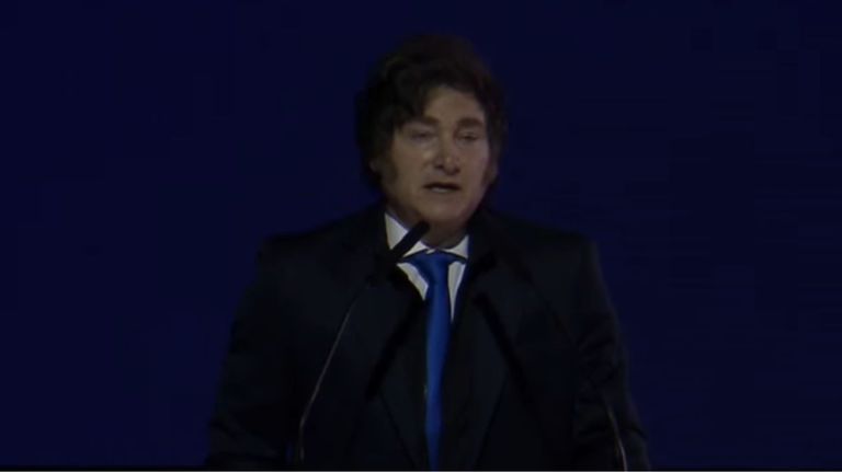Javier Milei en el Council of the Americas