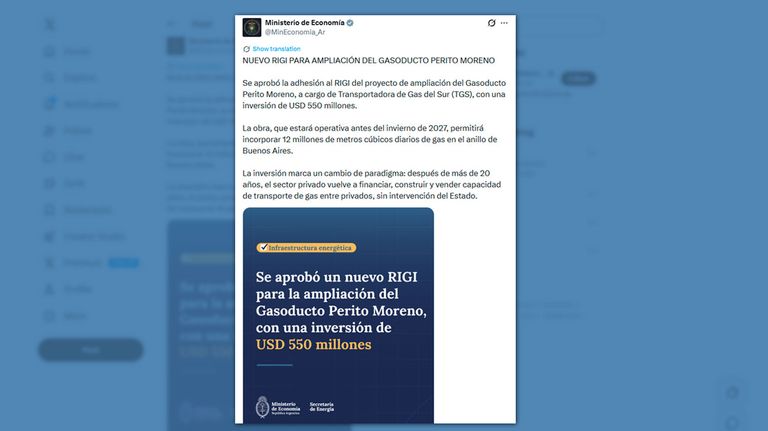 Posteo Ministerio de Economía 13052026