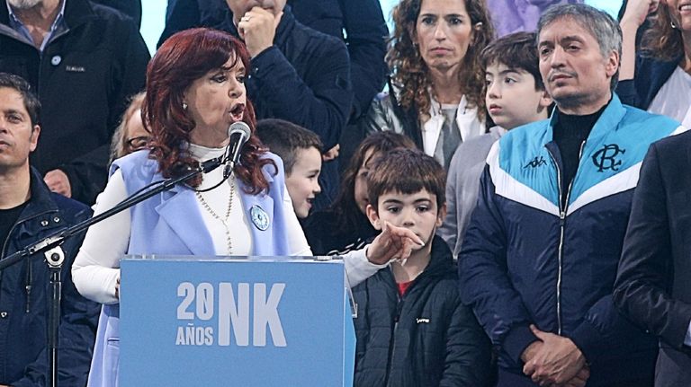 Los nietos de Cristina Kirchner