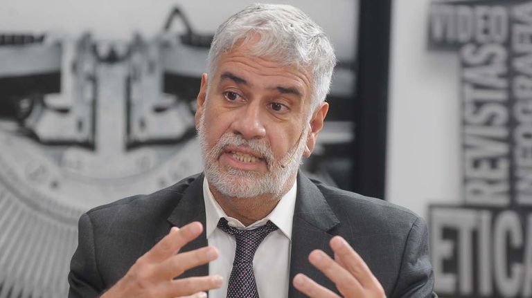 Roberto Feletti, en la entrevista con Jorge Fontevecchia.