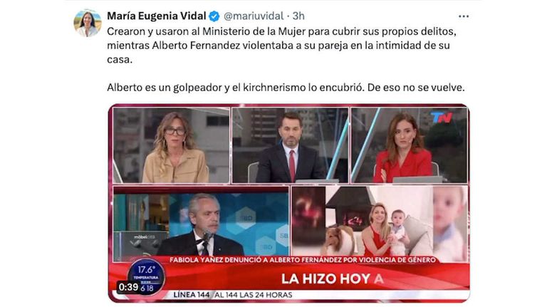 Tuits contra Alberto Fernández 20240806