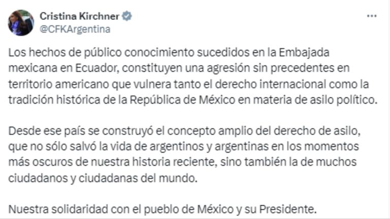 Cristina Fernández de Kirchner