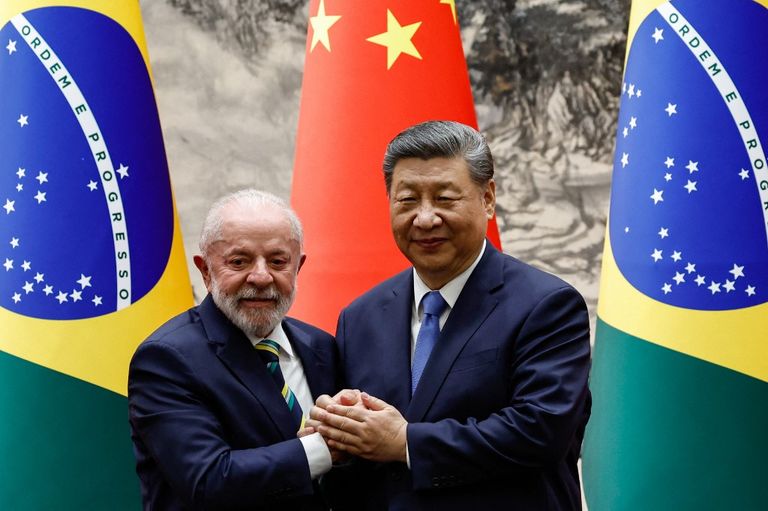 Lula da Silva y Xi Jinping