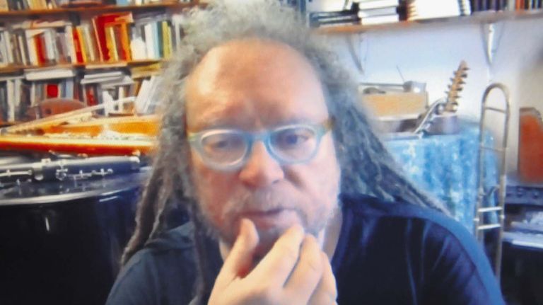 Jaron Lanier, en la entrevista con Jorge Fontevecchia.