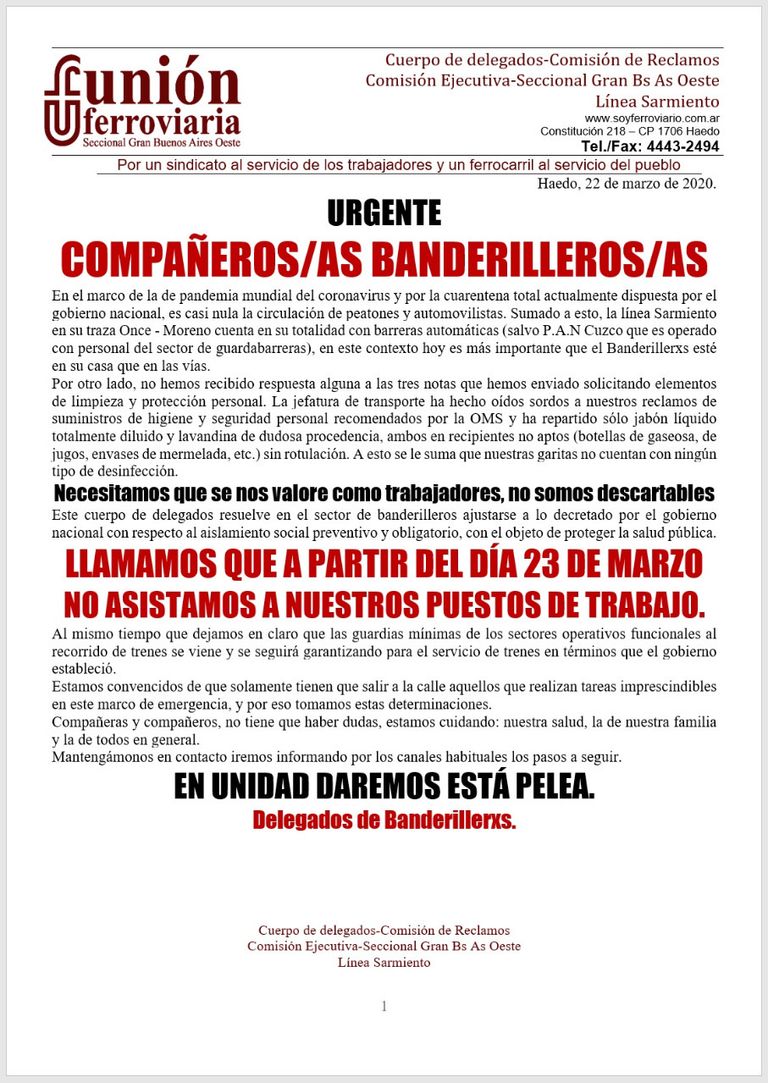 comunciado<