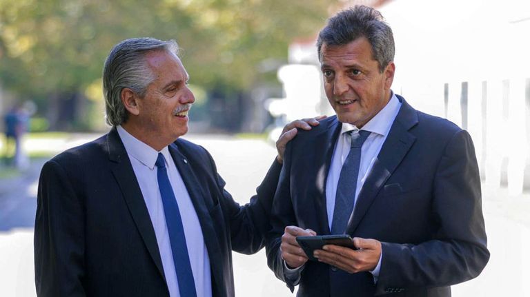 20230524 Alberto Fernández y Sergio Massa.