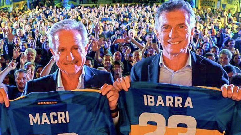 Andrés Ibarra y Mauricio Macri