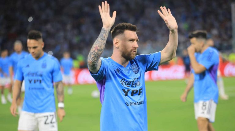 Argentina y Curazao en el estadio Madre de Ciudades 20230328