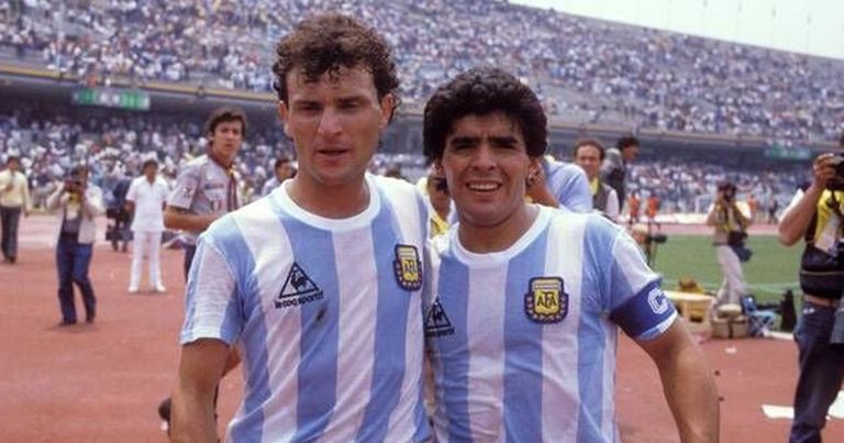 Cuciuffo y Maradona