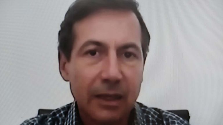 Luis Naidenoff, en la entrevista con Jorge Fontevecchia.