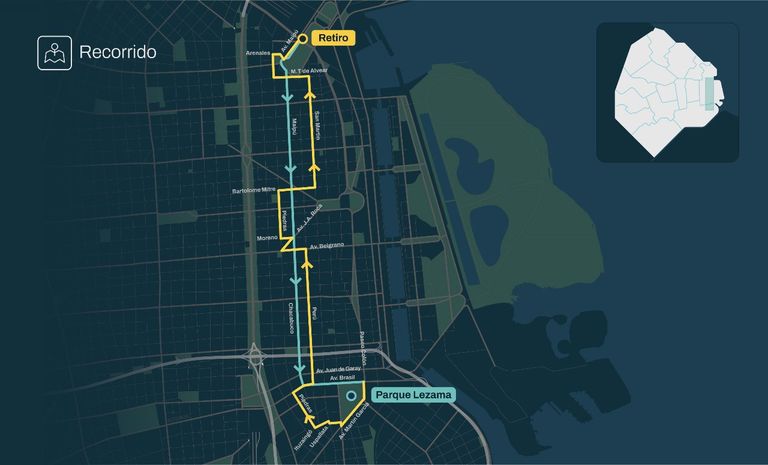 RECORRIDO MINIBUSES