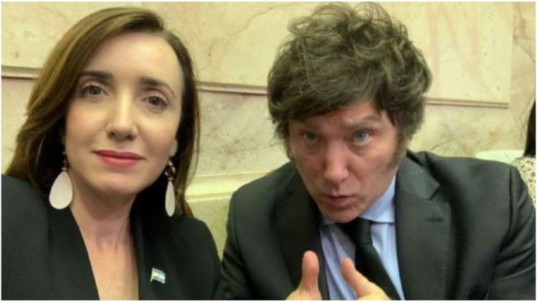 Victoria Villarruel y Javier Milei