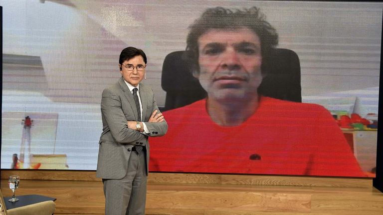 Mariano Sigman, en la entrevista con Jorge Fontevecchia.