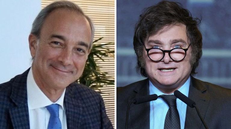 Carlos Horacio Torrendell y Javier Milei 20231130