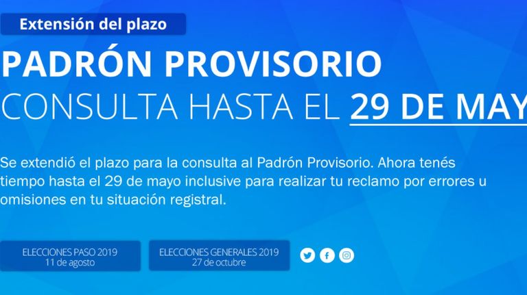 elecciones padron provisorio g_20190521