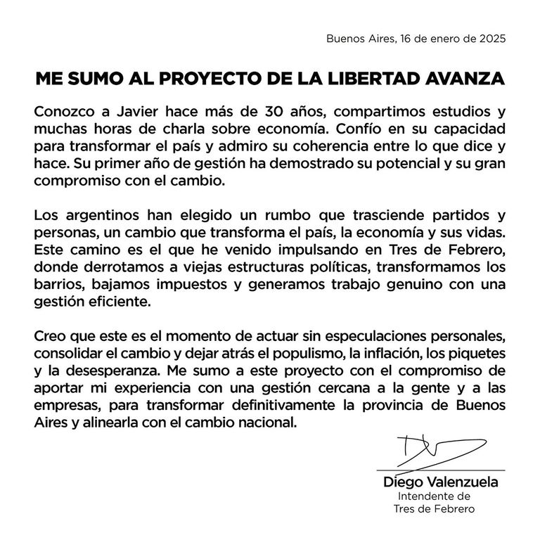 Intendentes que pasarn a LLA