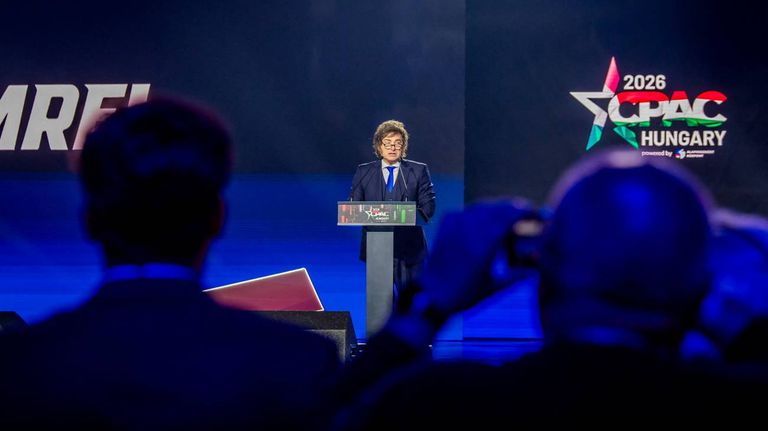 Javier Milei en CPAC Hungary 21032026