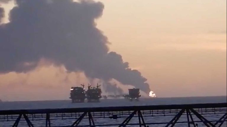Explosión plataforma Pemex 20230707
