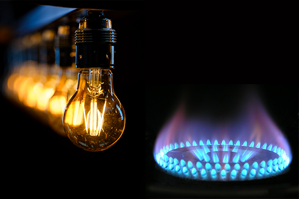 Aumenta la luz y el gas.