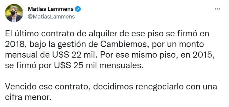La respuesta de Lammens a Bullrich.