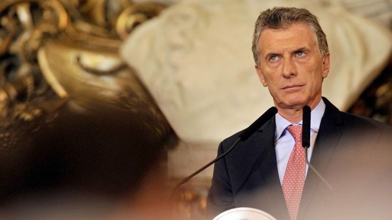 Macri durante el anuncio de su fideicomiso ciego 20210811