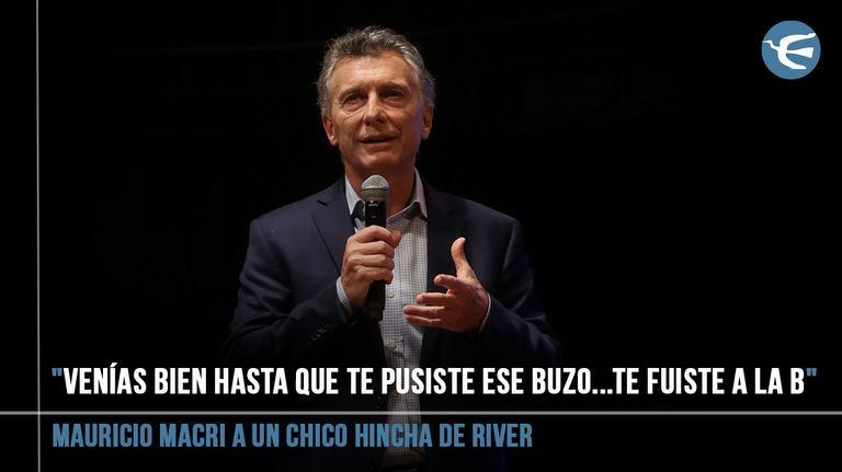 macri a un hincha de river 14122018