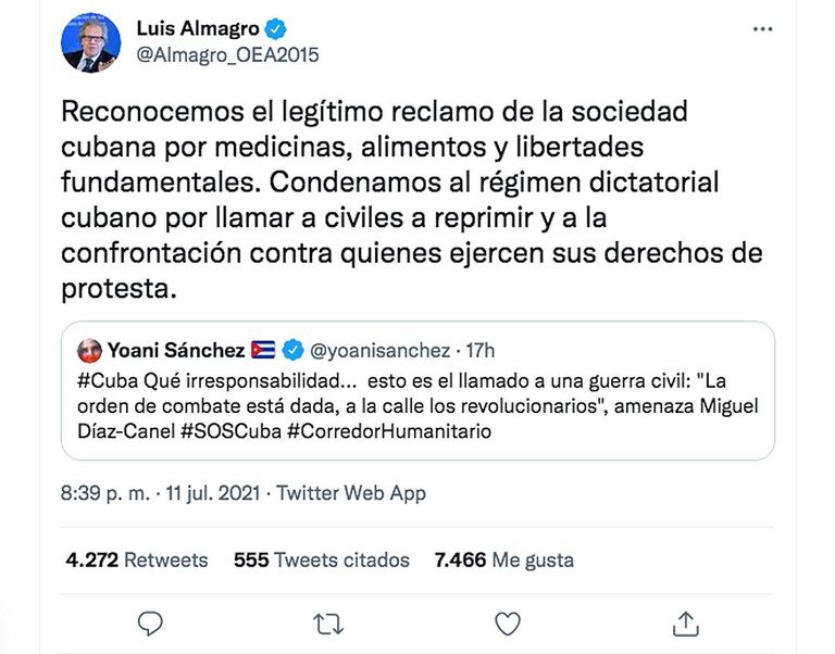 Protestas en Cuba 20210712