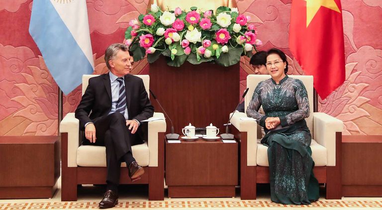 Macri de visita en Hanoi 20022019