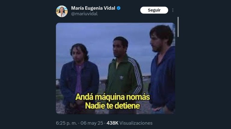 Tweet de Vidal