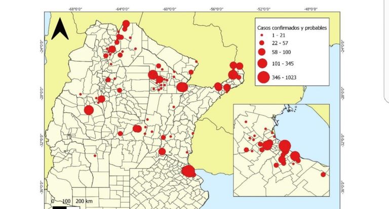 mapa dengue