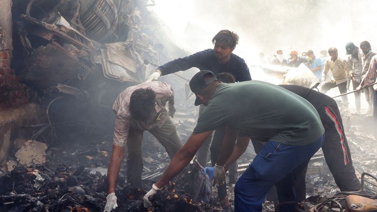 Accidente aéreo en India