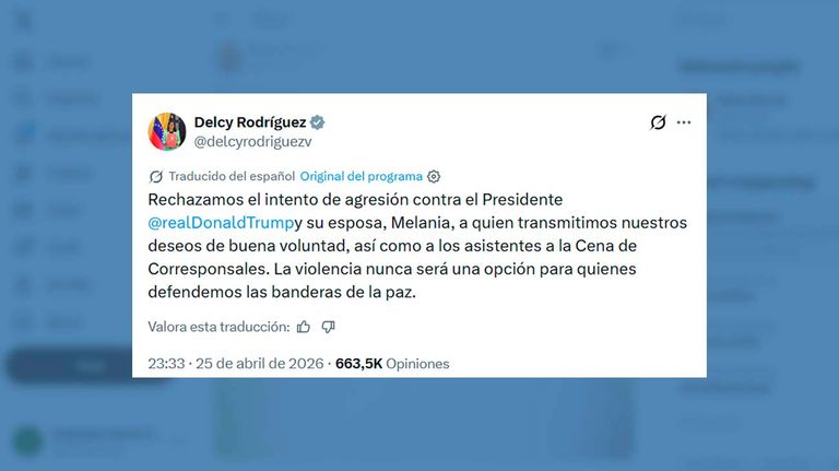 X Delcy Rodríguez