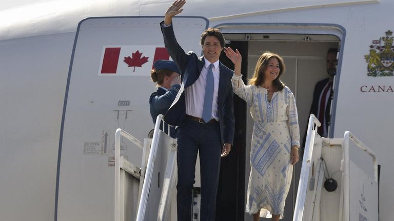 Justin Trudeau y Sophie Grégoire