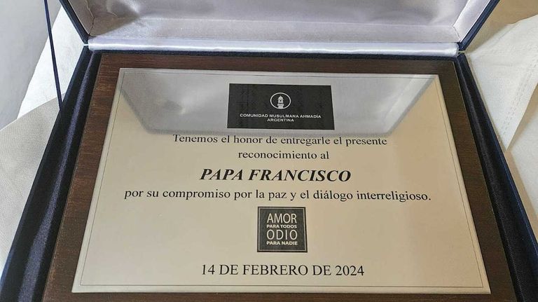 Marwan Gill visita al Papa Francisco 20240220