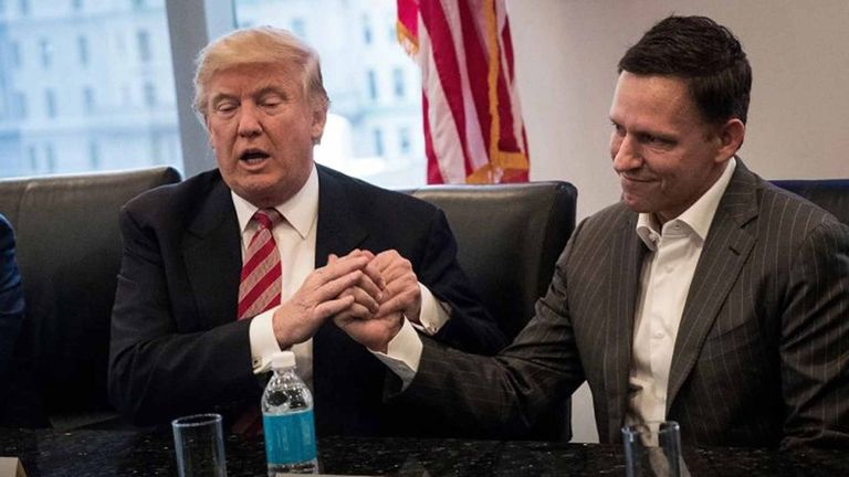 Trump y Peter Thiel